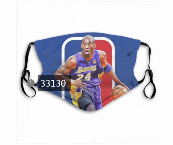 2021 NBA Los Angeles Lakers #24 kobe bryant 33130 Dust mask with filter